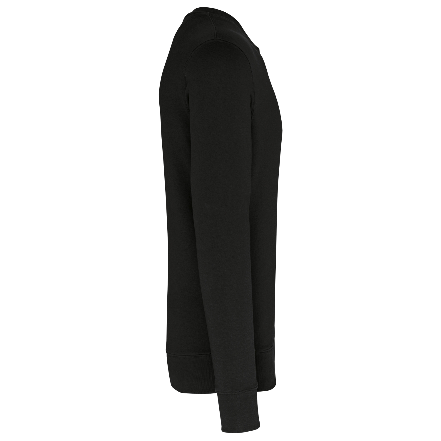 Sweat-shirt coton biologique polyester recyclé mixte K4025 noir Kariban