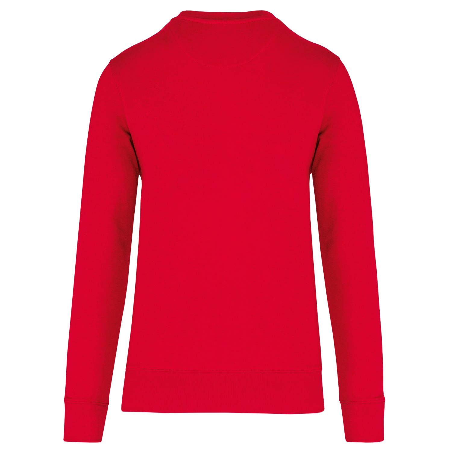 Sweat-shirt coton biologique polyester recyclé mixte K4025 rouge Kariban