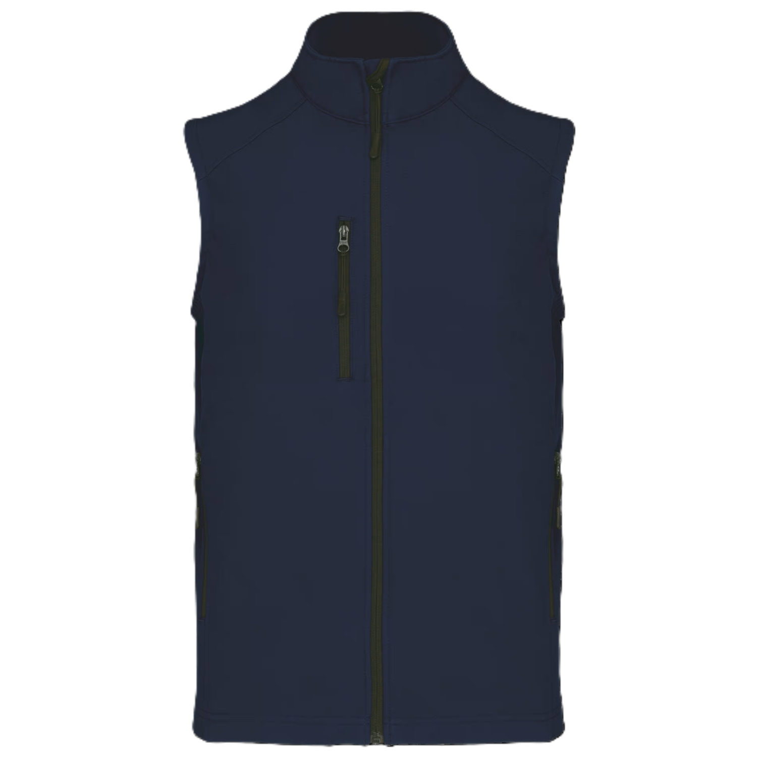 Gilet softshell K403 polyester homme navy