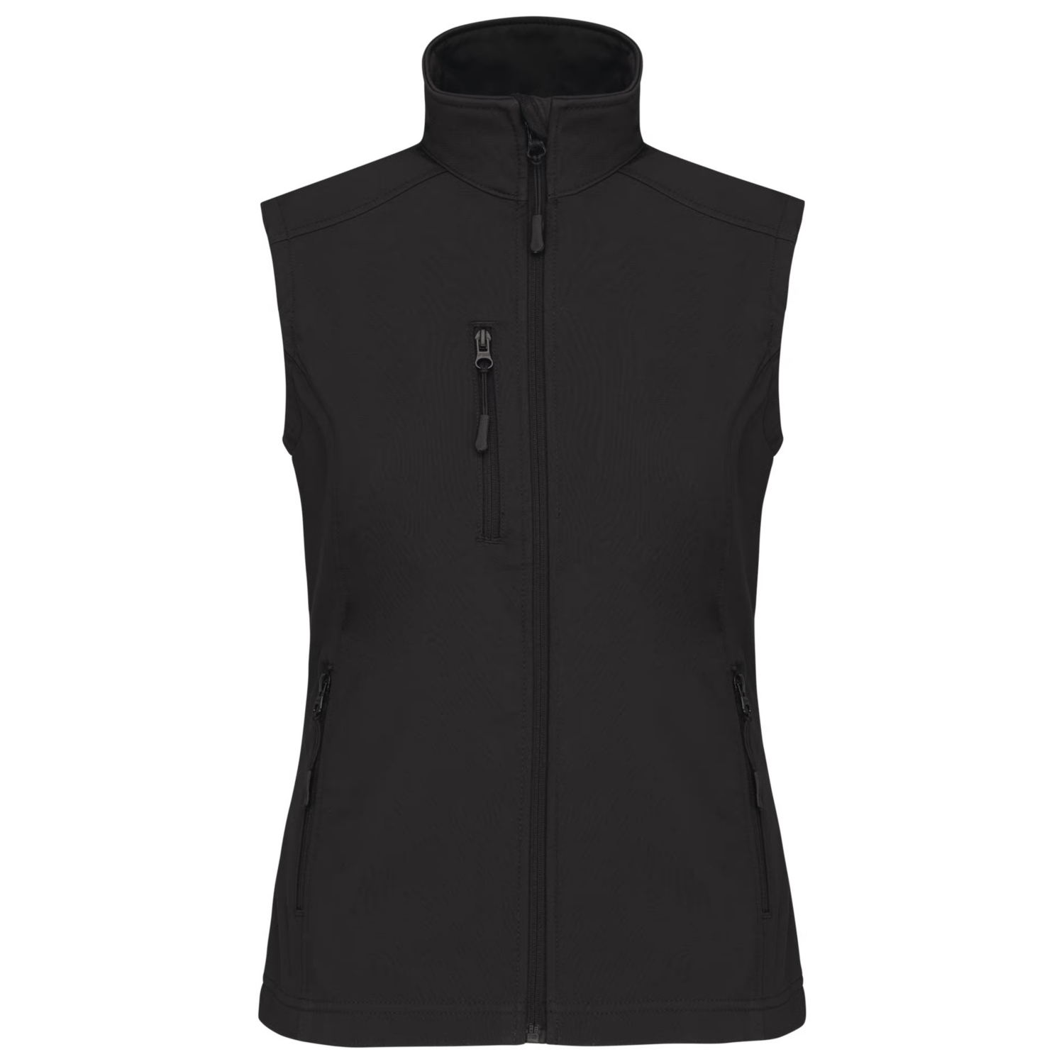 Gilet Softshell polyester élasthanne femme K400 noir TopTex