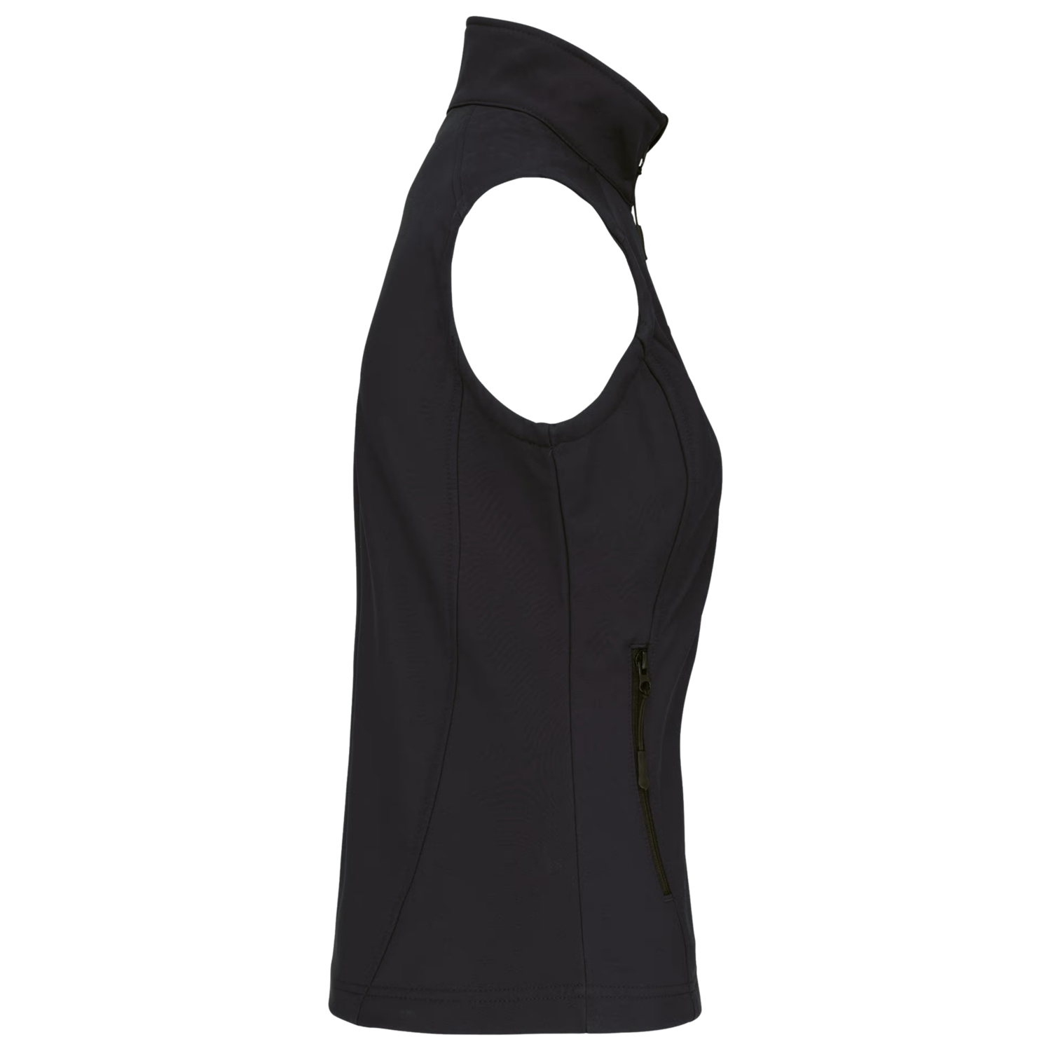 Gilet Softshell polyester élasthanne femme K400 noir TopTex