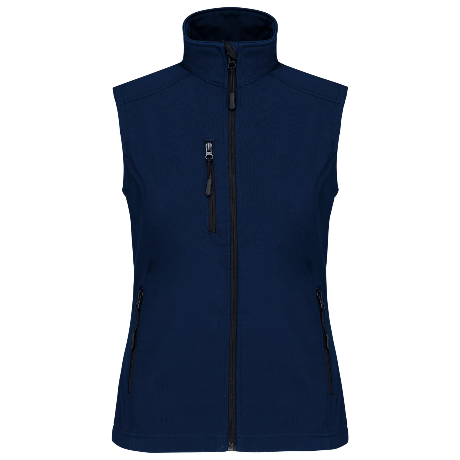 Gilet Softshell polyester élasthanne femme K400 marine TopTex