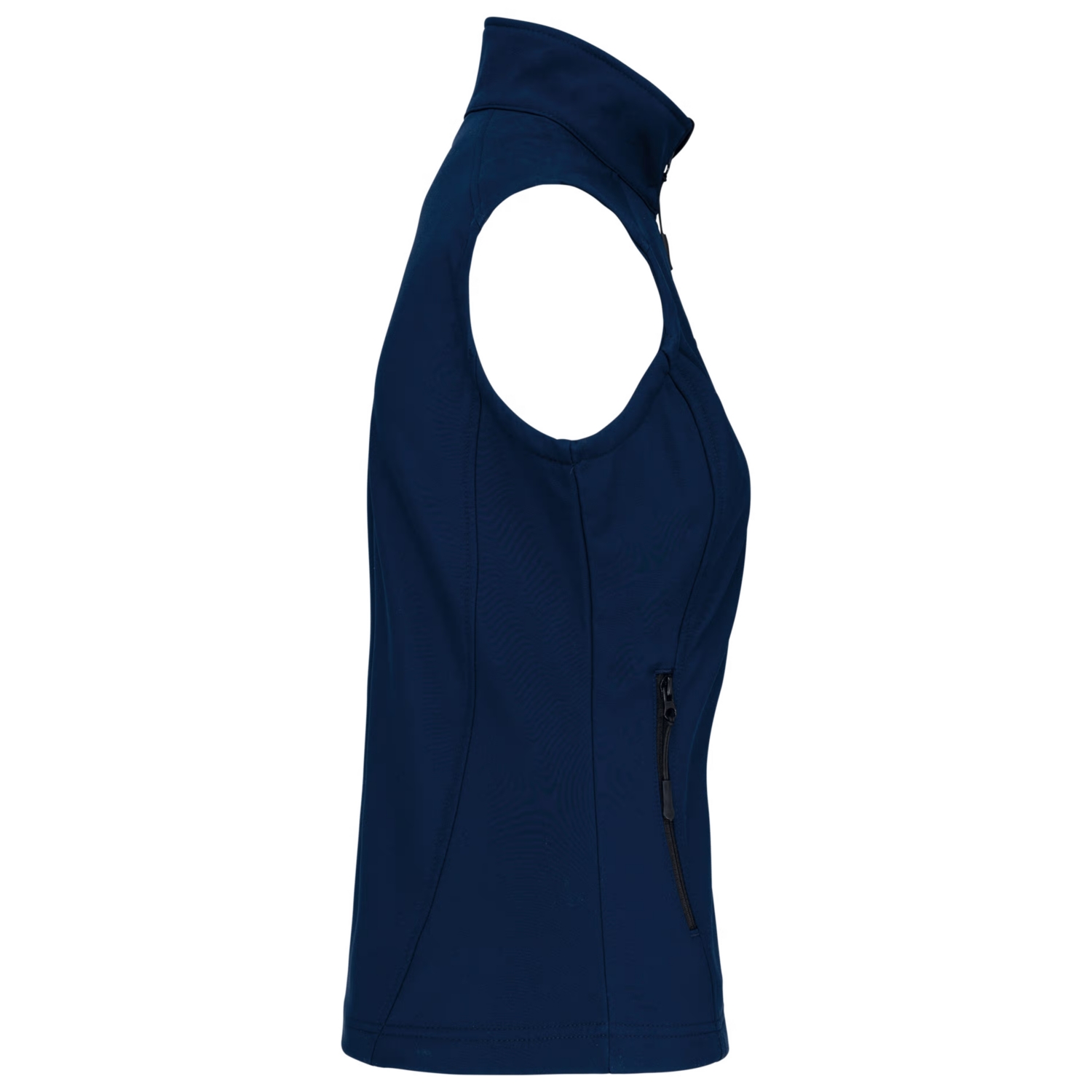 Gilet Softshell polyester élasthanne femme K400 marine TopTex