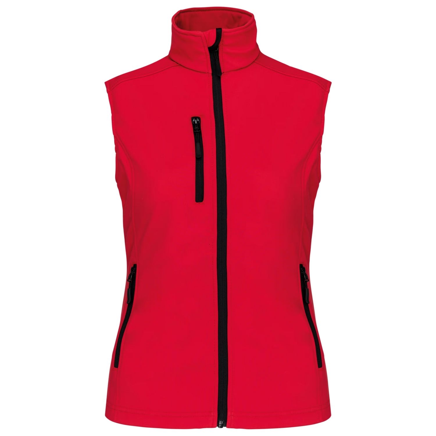 Gilet Softshell polyester élasthanne femme K400 rouge TopTex