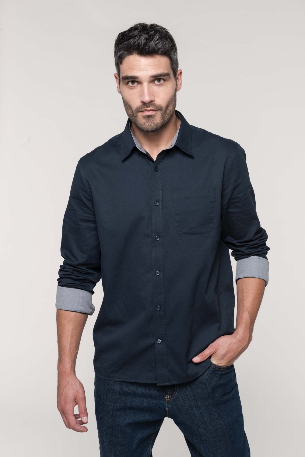 Chemise Nevada ML - Marine Kariban