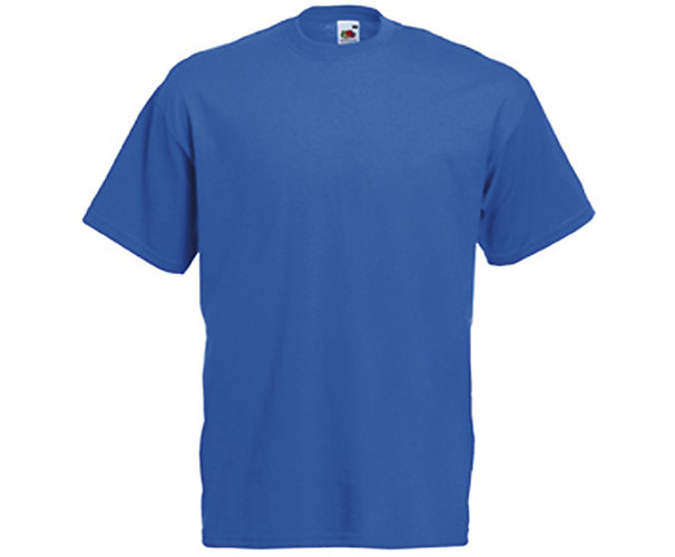 Tee-shirt Value-Weight Bleu royal Fruit Of The Loom