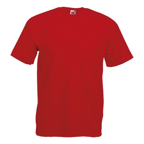 Tee-shirt de travail value-weight rouge SC221C Fruit Of The Loom