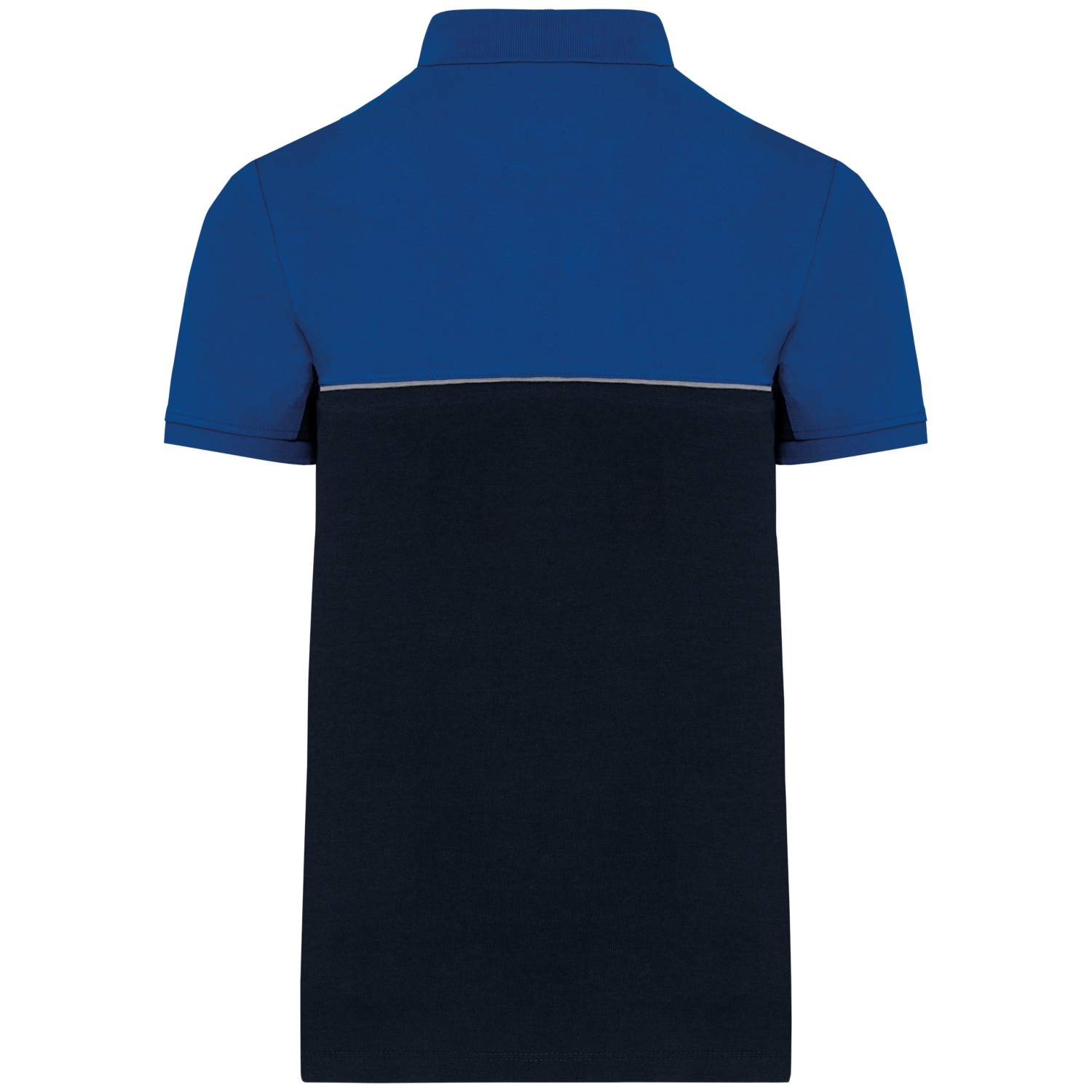 Polo coton peigné polyester recyclé mixte WK210 navy/bleu royal WK Designed To Work