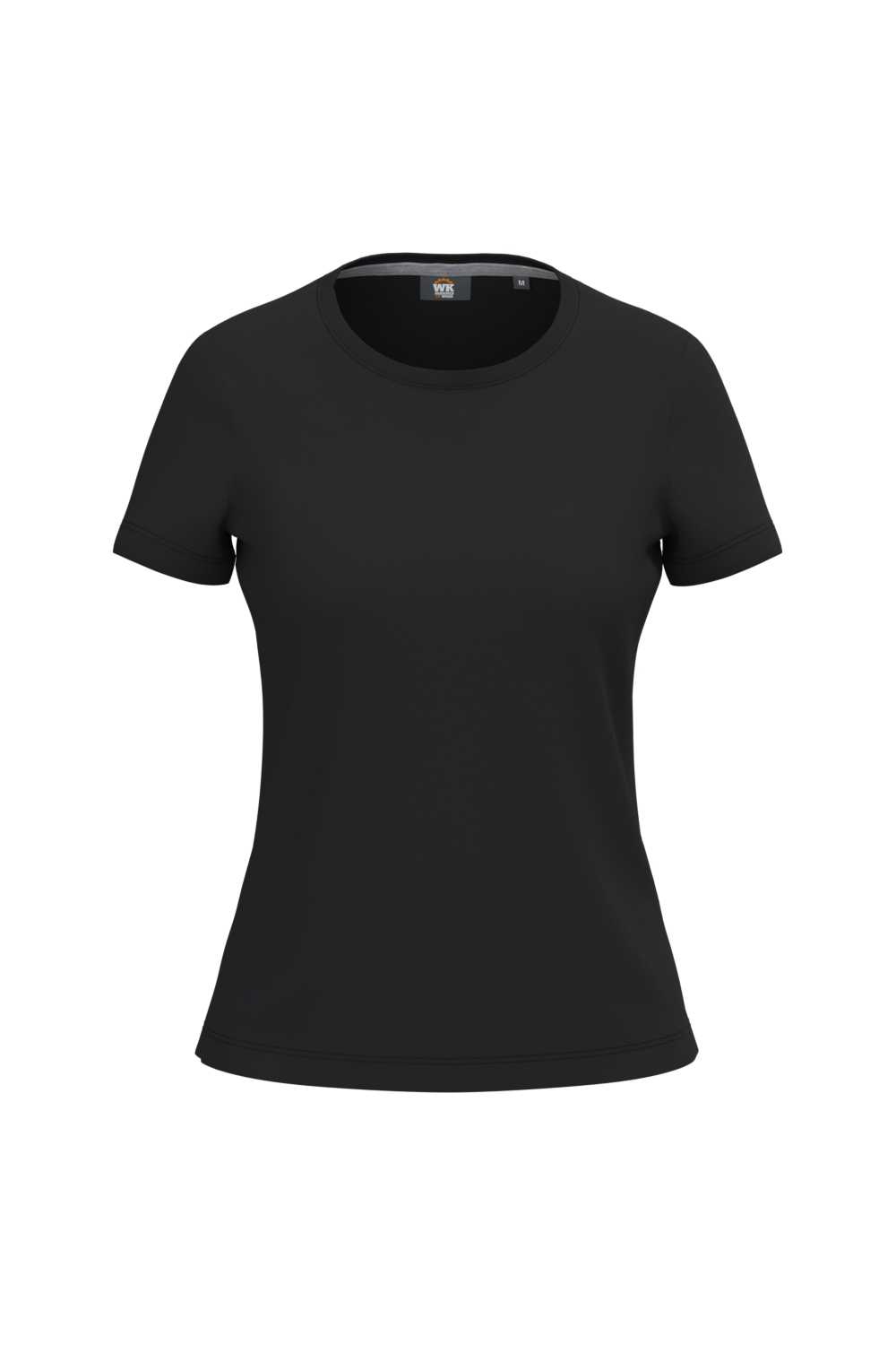 T-shirt polyester coton peigné femme WK307 noir