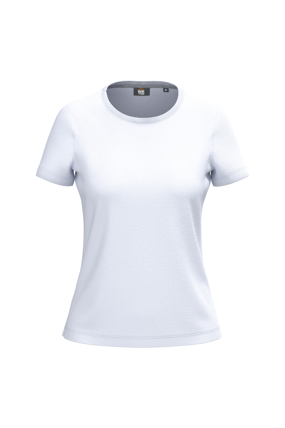 T-shirt polyester coton peigné femme WK307 blanc