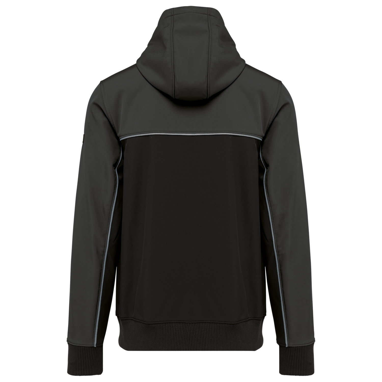 Softshell polyester élasthanne mixte WK450 noir/gris WK Designed To Work