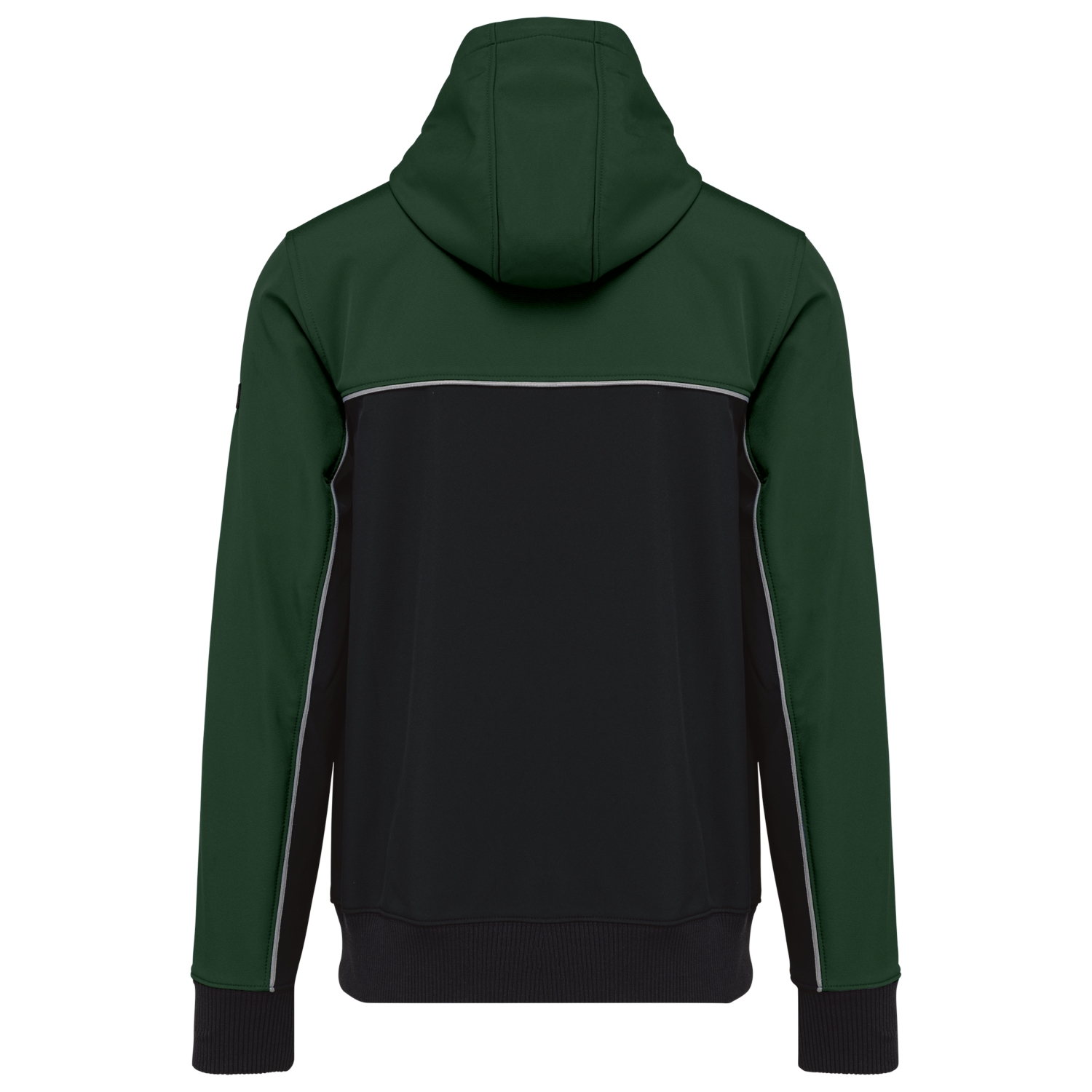 Softshell polyester élasthanne mixte WK450 noir/vert WK Designed To Work