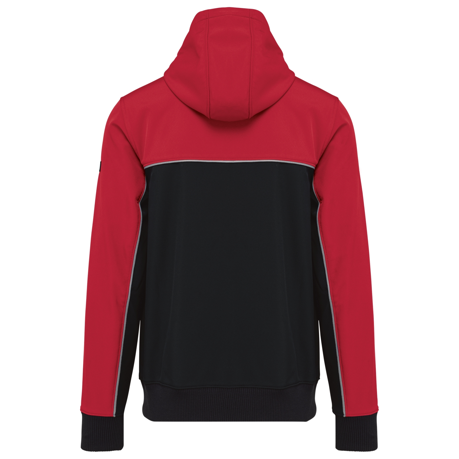 Softshell polyester élasthanne mixte WK450 noir/rouge WK Designed To Work