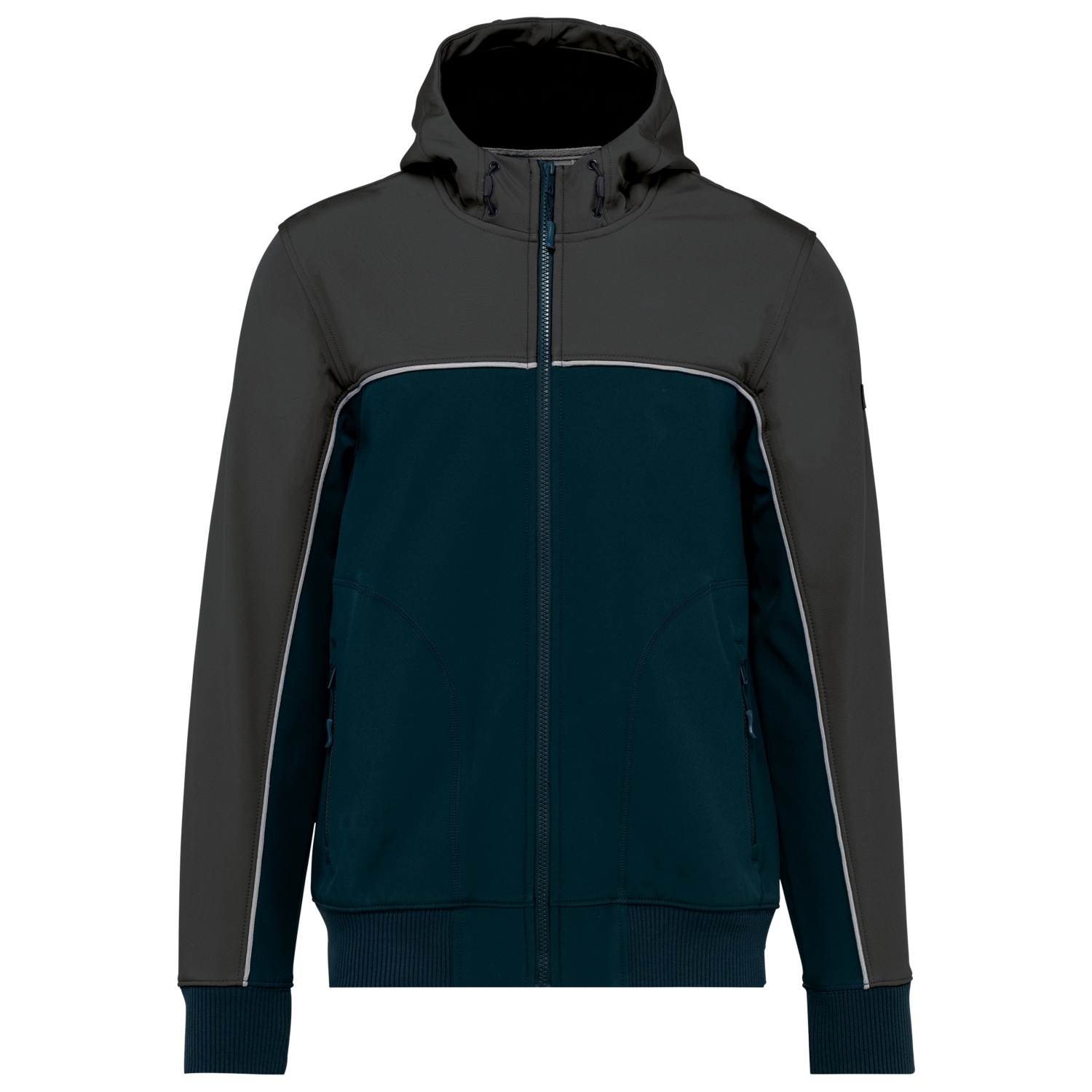 Softshell polyester élasthanne mixte WK450 navy/gris