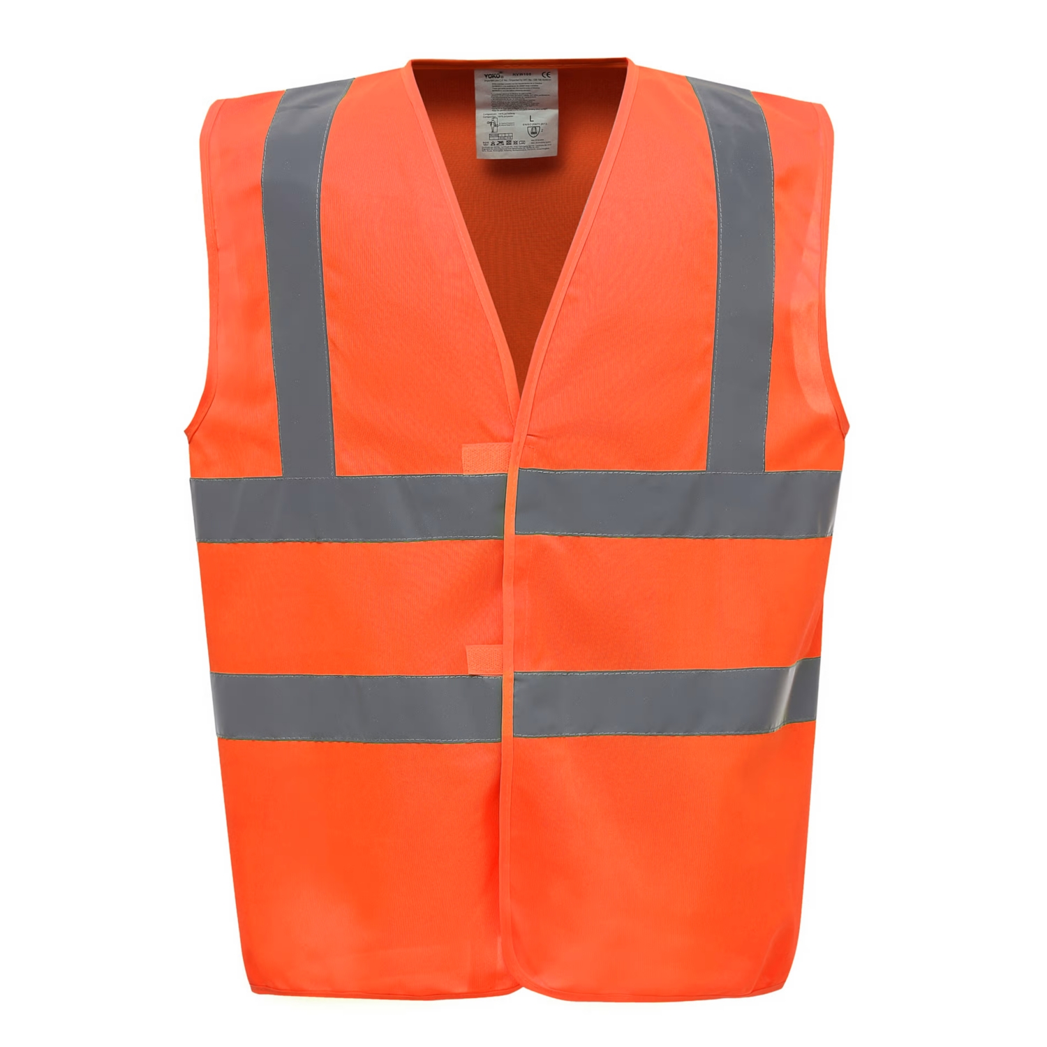 Gilet HV polyester mixte YHVW100 orange