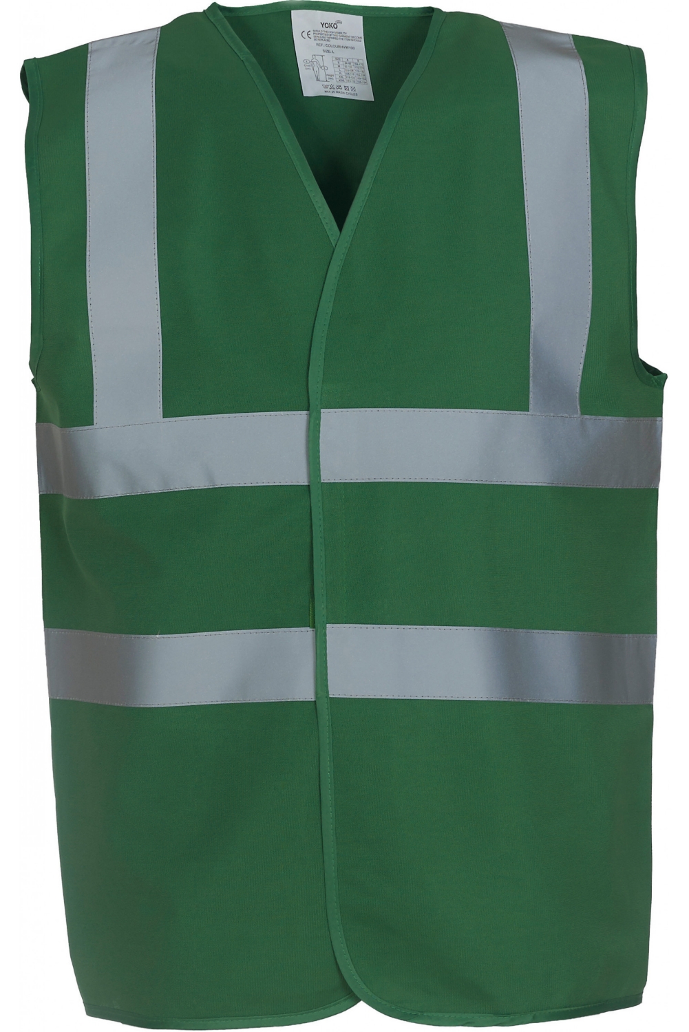 gilet hv vert