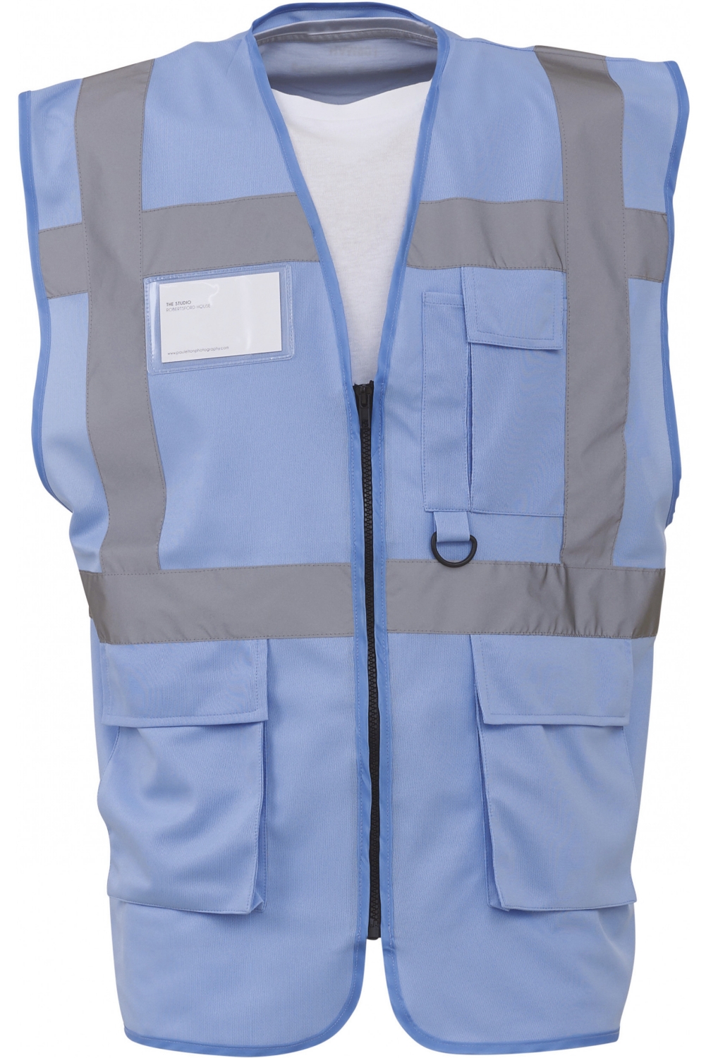 Gilet YW801 HV - Bleu ciel Yoko