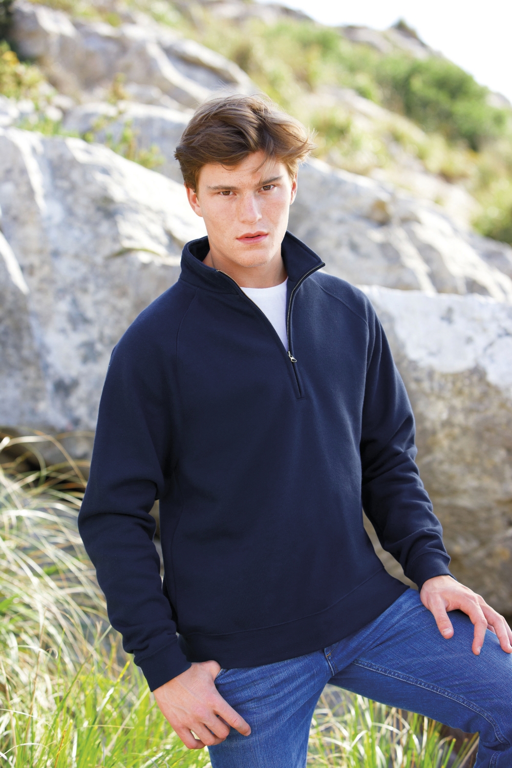 Sweat-shirt SC165C - Marine Fruit Of The Loom