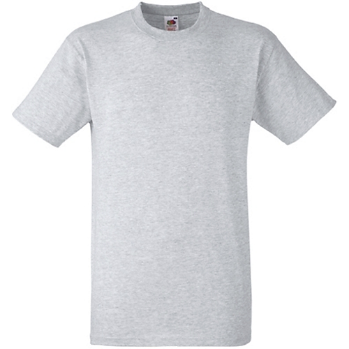Tee-shirt Heavy-T Gris chiné Fruit Of The Loom