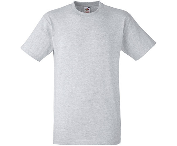 Tee-shirt Heavy-T Gris chiné Fruit Of The Loom