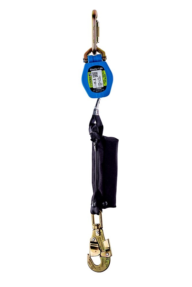 Antichute à rappel automatique Blocfor 1,8A ESD connecteurs M24-M47 à sangle