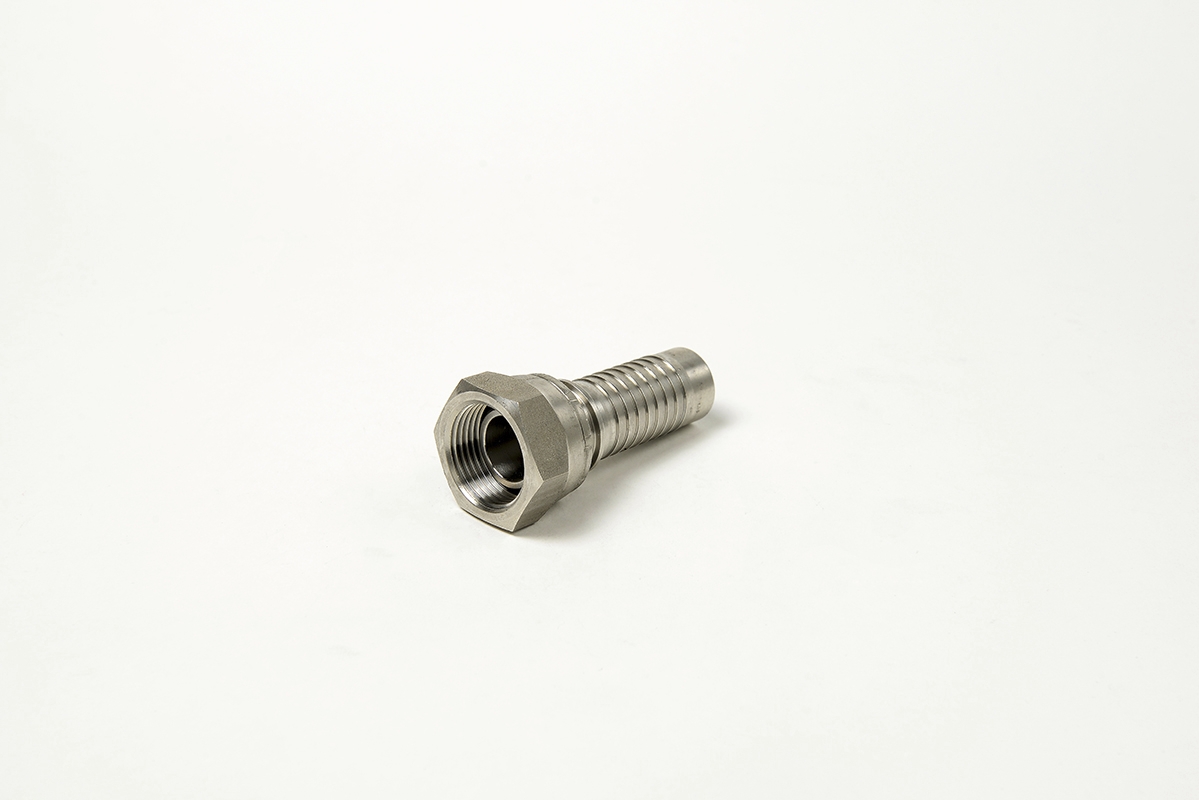  Raccord tournant femelle BSP cône 60° inox 316L pour tuyau 