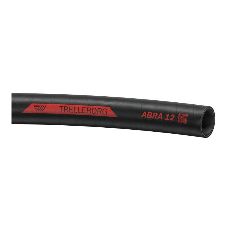 Tuyau Abra 12 revêtement SBR aspect grain toilé noir marquage rouge Trelleborg