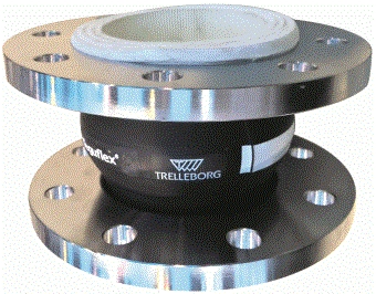 Manchon compensateur Teguflex W NBR - Blanc Trelleborg