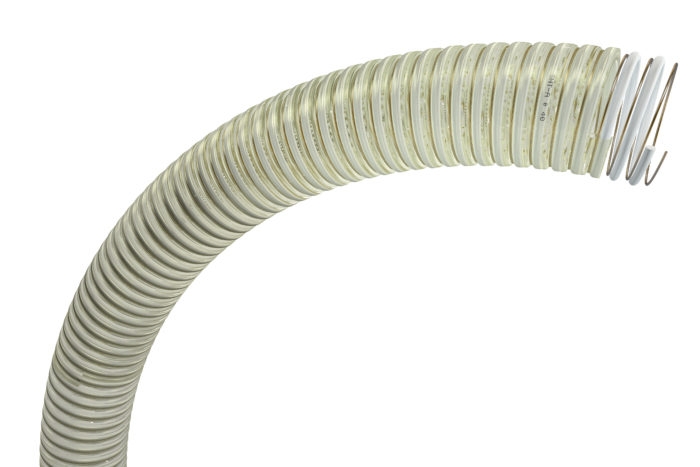 Tuyau Spirabel SNT-A revêtement PVC souple translucide Tricoflex
