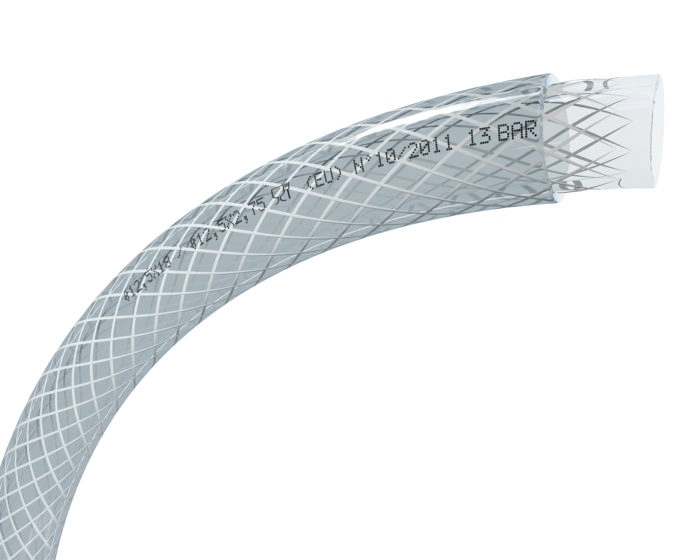 Tuyau TCF revêtement PVC souple transparent