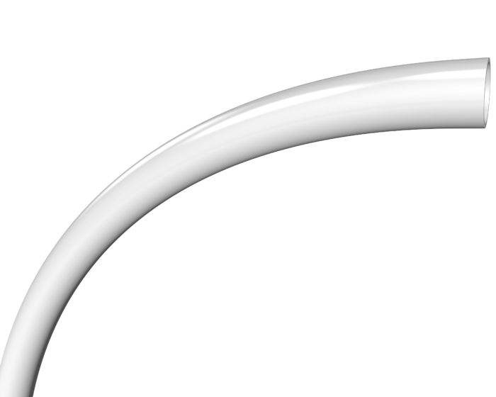 Tube PTFE blanc translucide