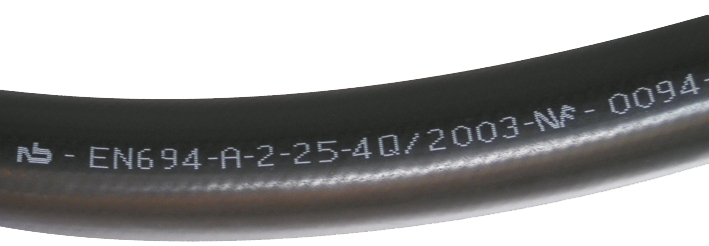 Tuyau T 694 revêtement PVC souple noir mat Tricoflex