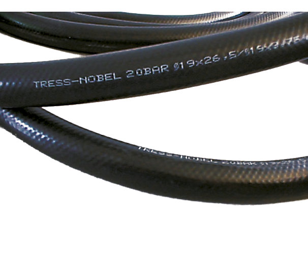 Tuyau TRESS-NOBEL noir 20bar Tricoflex
