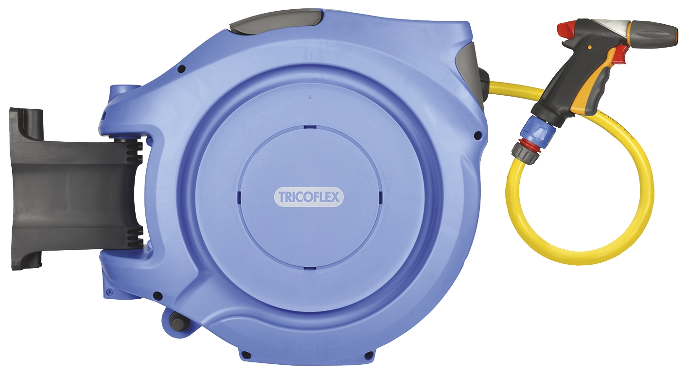 Enrouleur Air Mobile - Raccords Profil Européen - Tuyau Ø 8X14 - 20 M :  Pneumatique et robinetterie LACME - Promeca