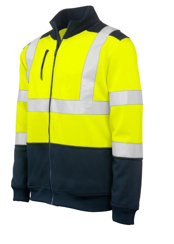 Blouson polaire Etna HV - Jaune / Marine Newind