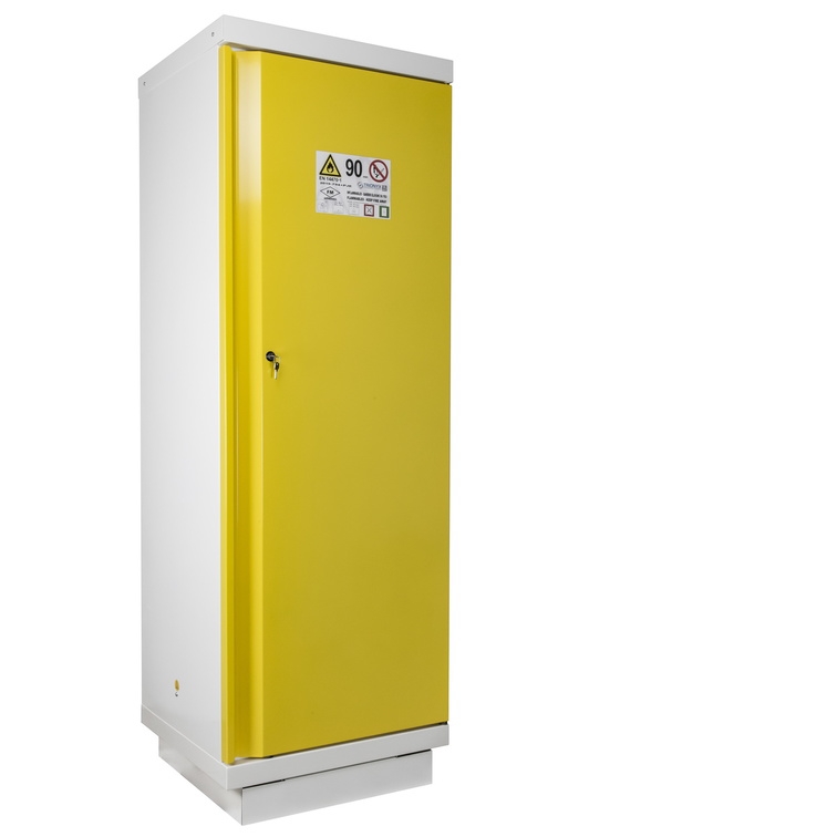 Armoire de sécurité haute - 1 porte - Jaune Trionyx