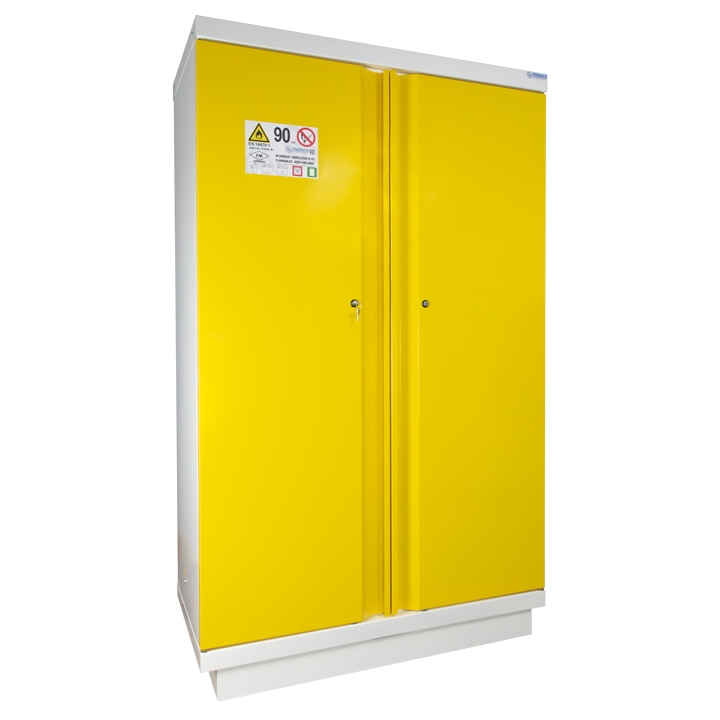 Armoire de sécurité haute - 2 portes - Jaune Trionyx