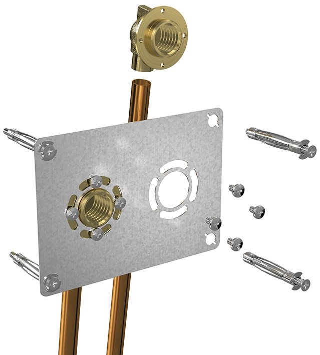 Robifix® entraxe 50 mm pour tube cuivre Watts
