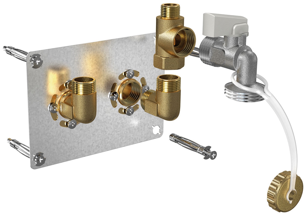 Robifix® sous-évier entraxe 50 mm pour tube PER