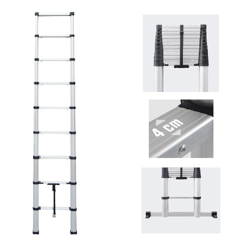 Échelle marchepied télescopique - ECHELLE T L SCOPIQUE
