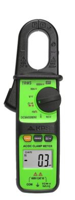 Pince ampèremétrique Mini TRMS 600 A CA/CC avec mesure de température Turbotronic