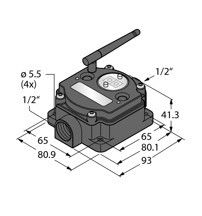 Système de transmission radio, Passerelle DX80-PM Turck Banner