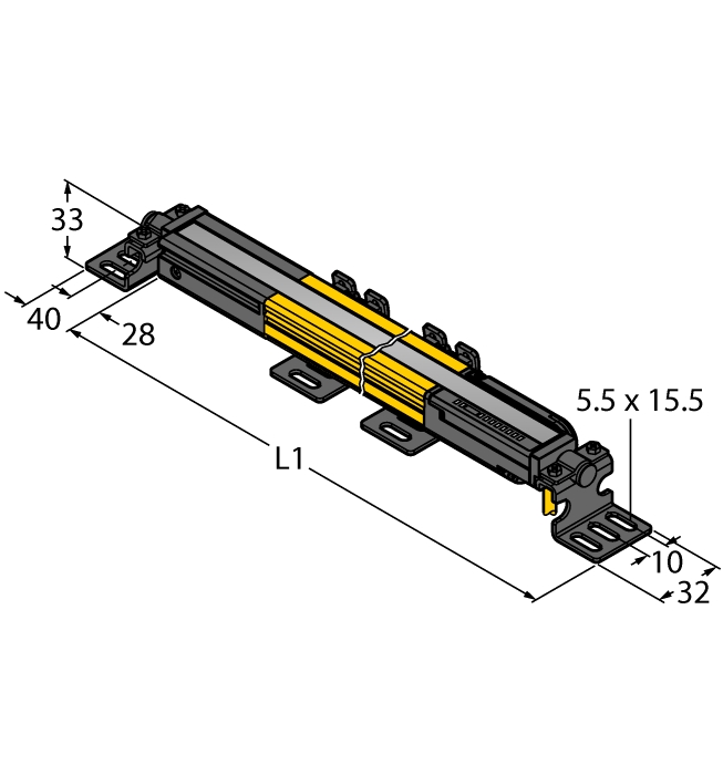 Barrage immatériel EZ-SCREEN SLPP résolution 25mm Turck Banner