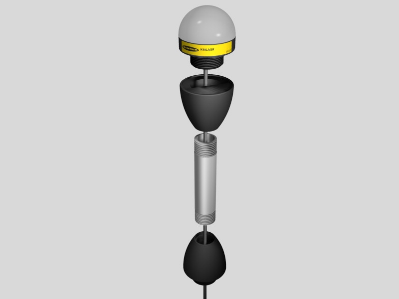 Réhausse Inox pour voyant K50 Turck Banner