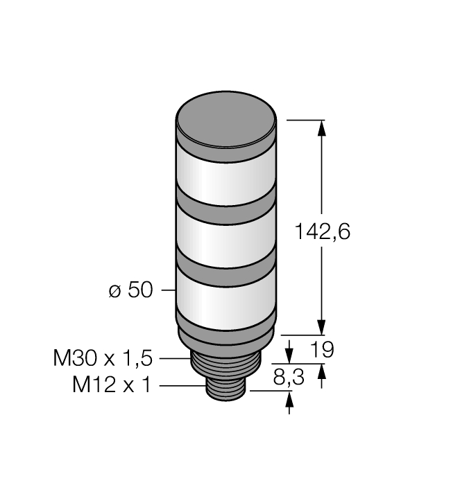 Colonnes lumineuse TL50, 18-30 VDC Turck Banner