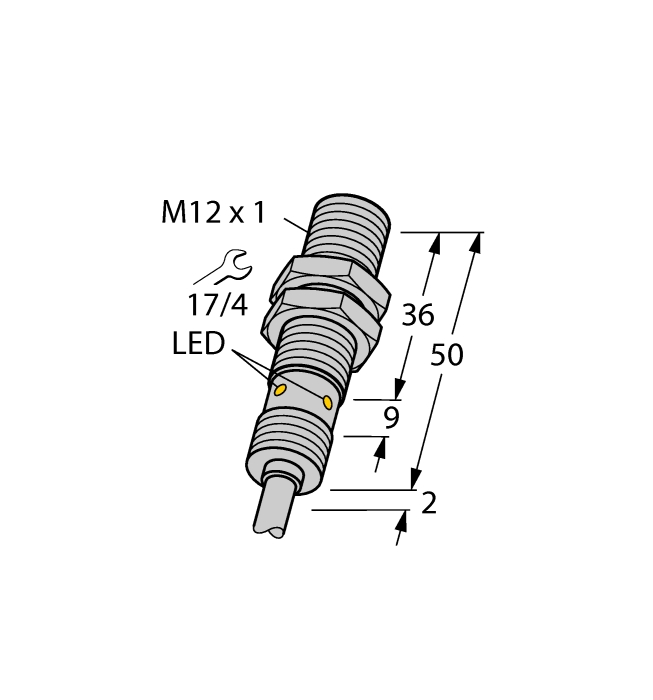Détecteur inductif BI4U-EM12WD-AP6X Turck Banner