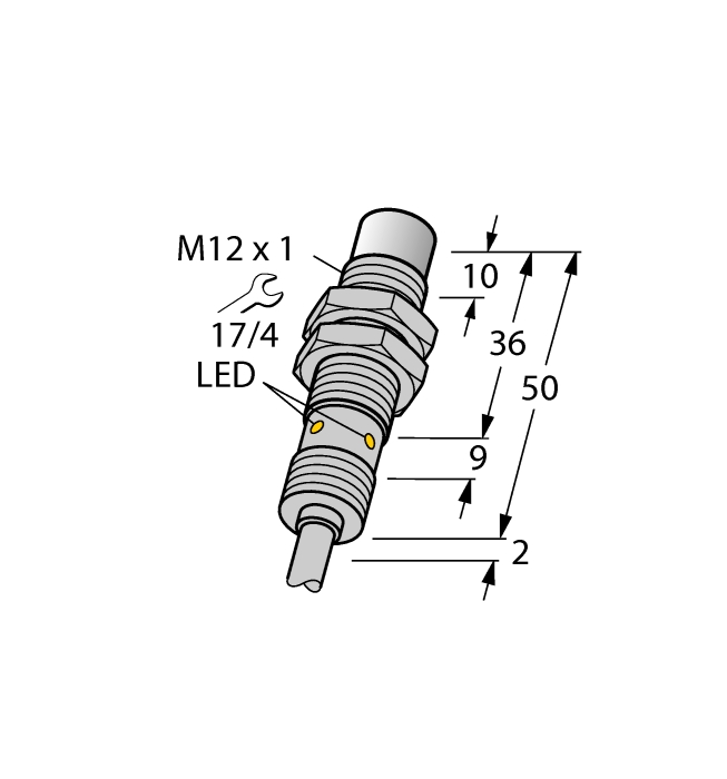 Détecteur inductif NI10U-EM12WD-AP6X Turck Banner