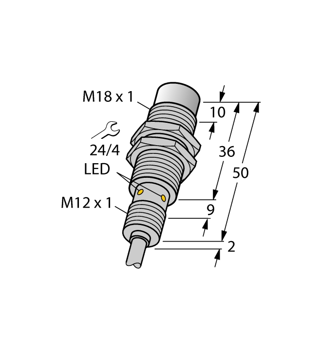 Détecteur inductif NI15U-EM18WD-AP6X Turck Banner