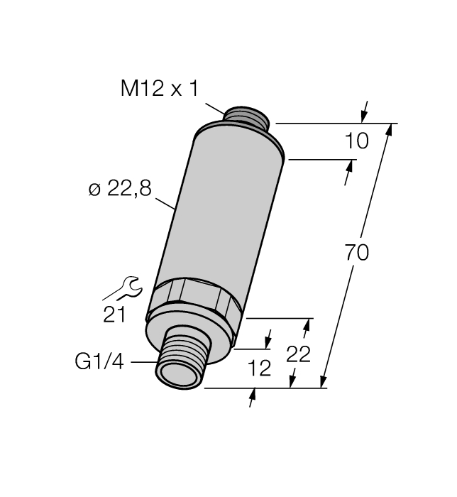 Transmetteur de pression PT sortie 4-20mA Turck Banner