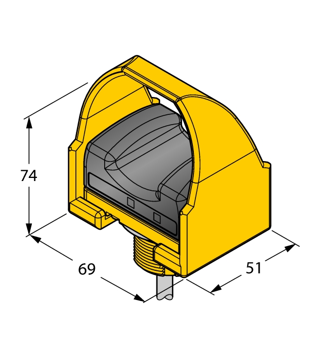 Bouton tactile DUO-TOUCH STB Turck Banner